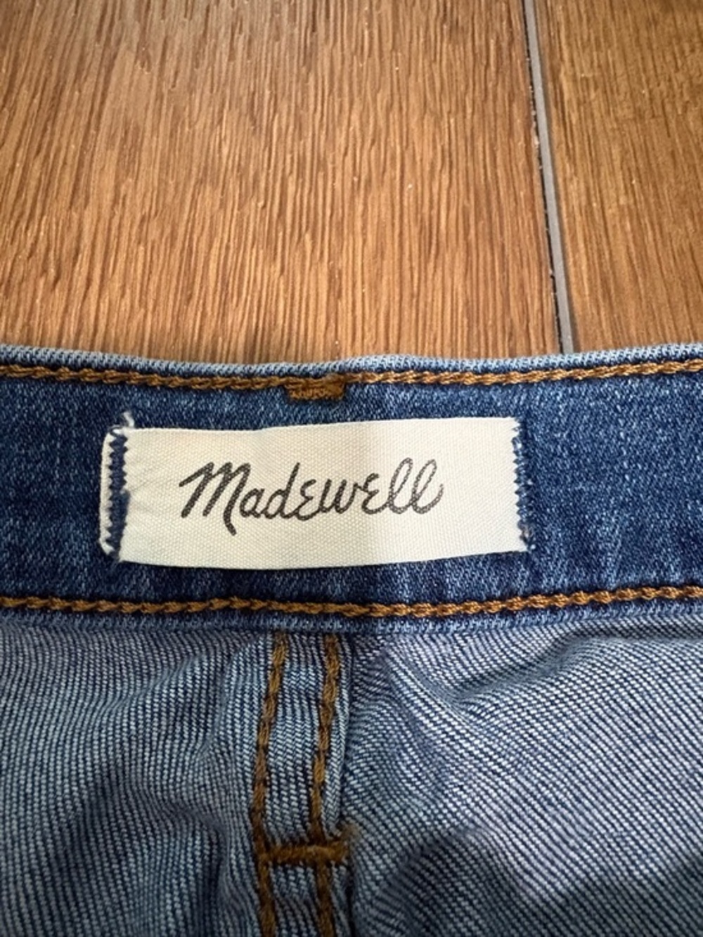 Madewell 9” Mid Rise Skinny Jeans 27 Button Fly Raw Hem - Picture 5 of 8